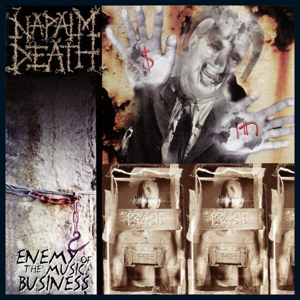 NAPALM DEATH, enemy of the music business cover