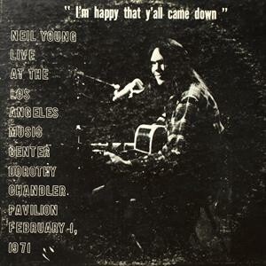 NEIL YOUNG, dorothy chandler pavilion 1971 cover