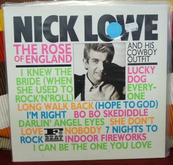 NICK LOWE AND HIS COWBOY OUTFIT – the rose of england (USED) (LP Vinyl)
