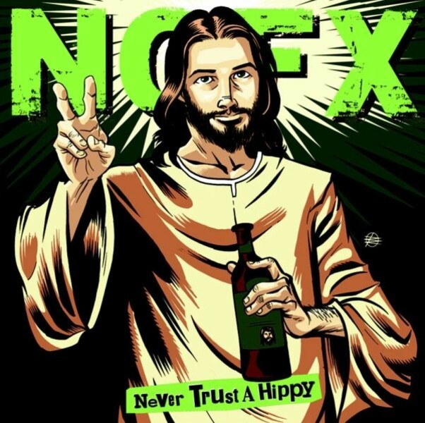 NOFX, never trust a hippy cover
