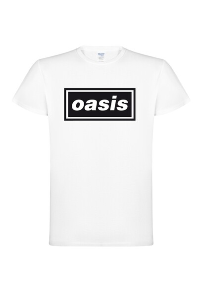 OASIS – decca logo (boy) white (Textil)