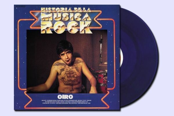 Cover OIRO, historia de la musica rock (blau-violet)