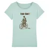 ORANGE BEAT – fahr rad! (girl), caribbean blue (Textil)