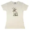 ORANGE BEAT – jackalope (girl), papyrus bamboo (Textil)
