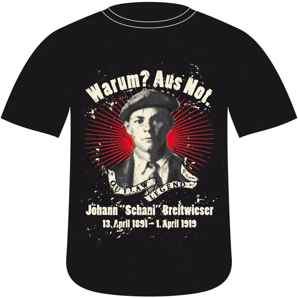 OUTLAW LEGEND – johann breitwieser (boy), black (Textil)