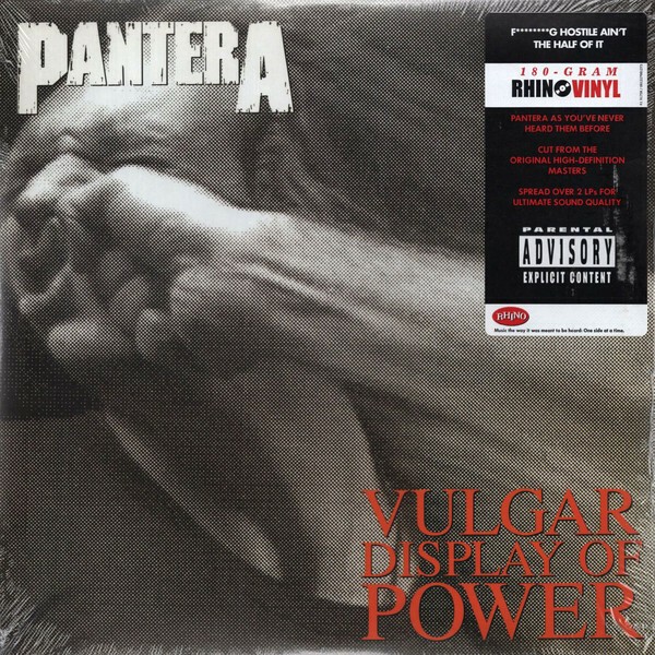 PANTERA, vulgar display of power cover