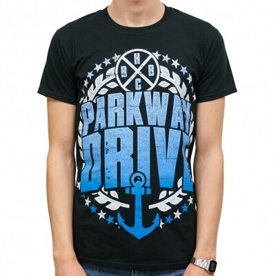 PARKWAY DRIVE – anchor bold (boy) black (Textil)