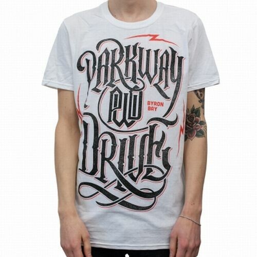 PARKWAY DRIVE, electric logo (boy) white cover