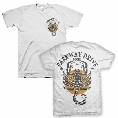 PARKWAY DRIVE – scorpio (boy) white (Textil)