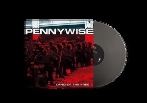 PENNYWISE, land of the free? (silver vinyl) cover