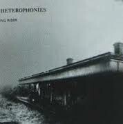 PIG RIDER – heterophonies (CD, LP Vinyl)