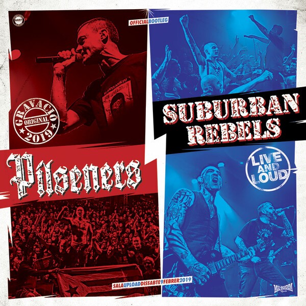 PILSENERS / SUBURBAN REBELS – live & loud (LP Vinyl)