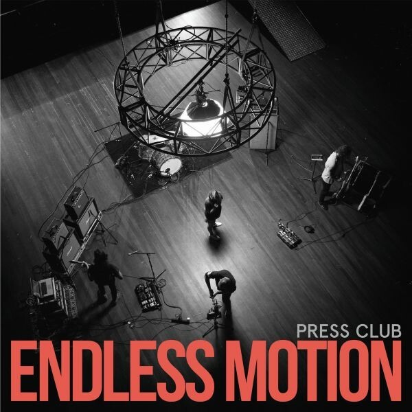 PRESS CLUB, endless motion (opaque red) cover