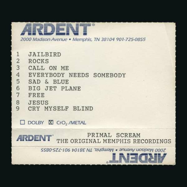 Cover PRIMAL SCREAM, give out but don´t give up - the original memphis