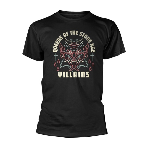 Cover QUEENS OF THE STONE AGE, villains (boy) black