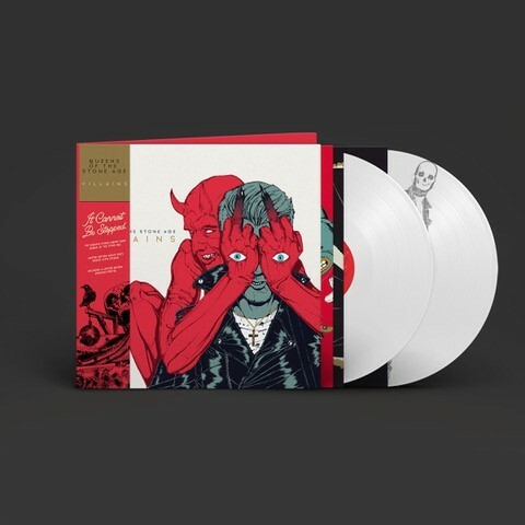 Cover QUEENS OF THE STONE AGE, villains (opaque white vinyl)
