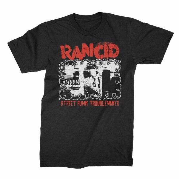 Cover RANCID, street punk trouble maker (boy) black