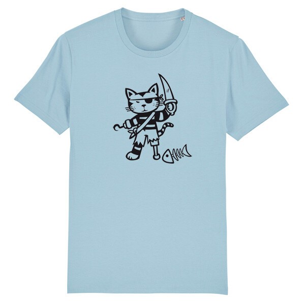 RAUTIE – piratenkatze (boy), sky blue (Textil)