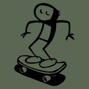 RAUTIE – skateboard willy (boy), aquamarine (Textil)