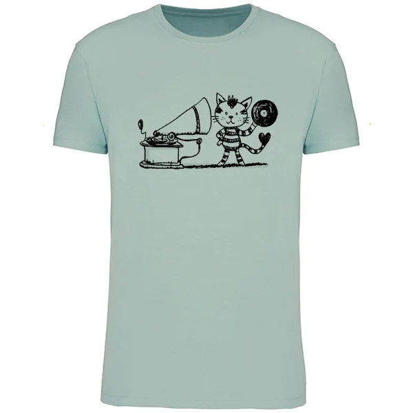 RAUTIE – vinyl cat (boy), sage green (Textil)