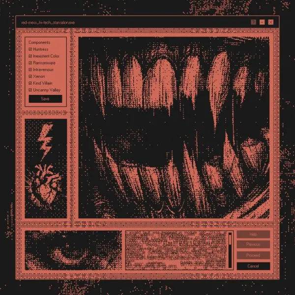 RED MESS – hi-tech starvation (CD, LP Vinyl)