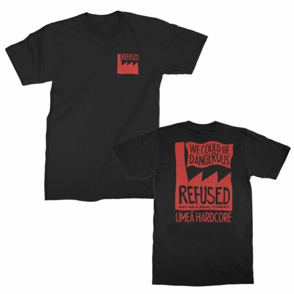 Cover REFUSED, real threat (boy) black