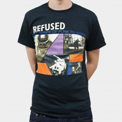 REFUSED – shape of punk (boy) black (Textil)