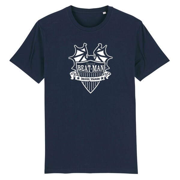 REVEREND BEAT-MAN – beat-man logo (boy), navy (Textil)