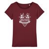 REVEREND BEAT-MAN – beat-man logo (girl), burgundy (Textil)