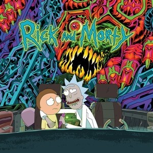 Cover RICK AND MORTY, the rick and morty soundtrack