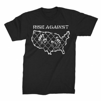 Cover RISE AGAINST, caged (boy) black