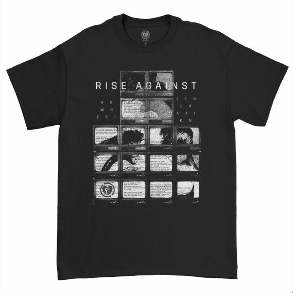 Cover RISE AGAINST, nowhere generation (boy) black