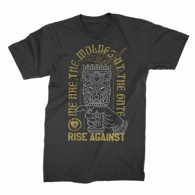 Cover RISE AGAINST, torch wolf (boy) black