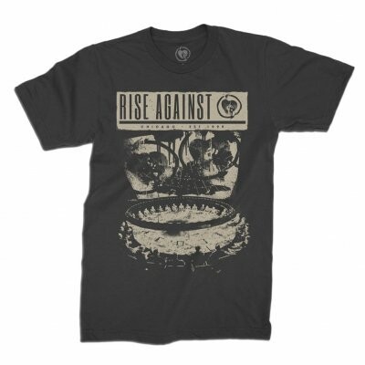 Cover RISE AGAINST, war room (boy) black