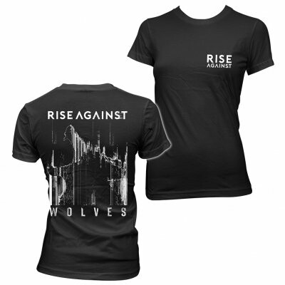 Cover RISE AGAINST, wolves pocket (girl) black