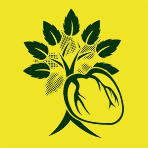 RISOM – green heart (girl), brazilian yellow (Textil)