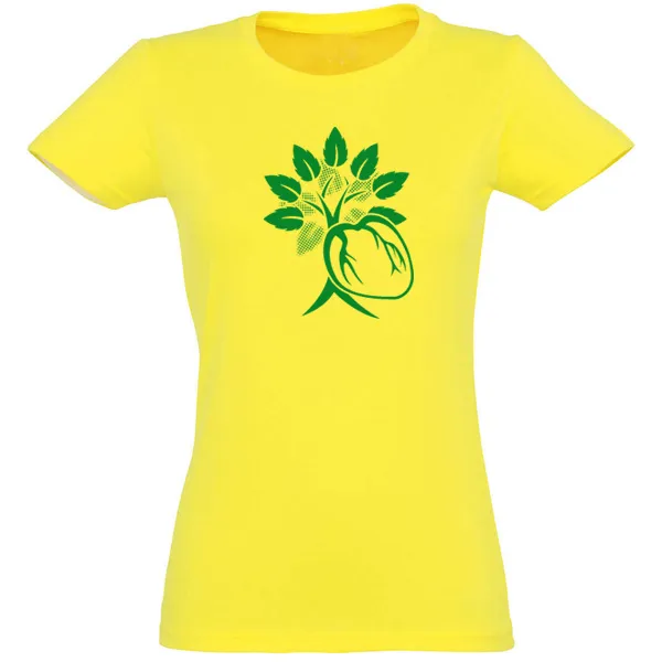 RISOM – green heart (girl), brazilian yellow (Textil)