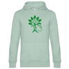 RISOM – green heart (kapu), aqua green (Textil)
