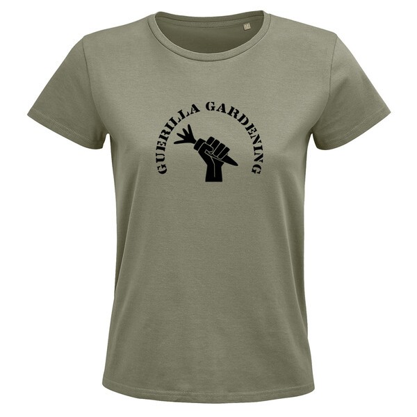 RISOM – guerilla gardening (girl), khaki (Textil)