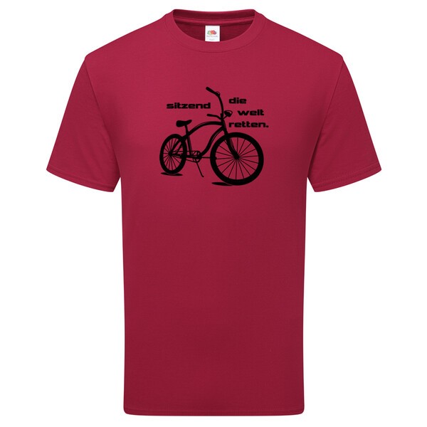 RISOM – sitzend die welt retten (boy), cranberry (Textil)