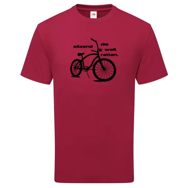 RISOM – sitzend die welt retten (boy), cranberry (Textil)