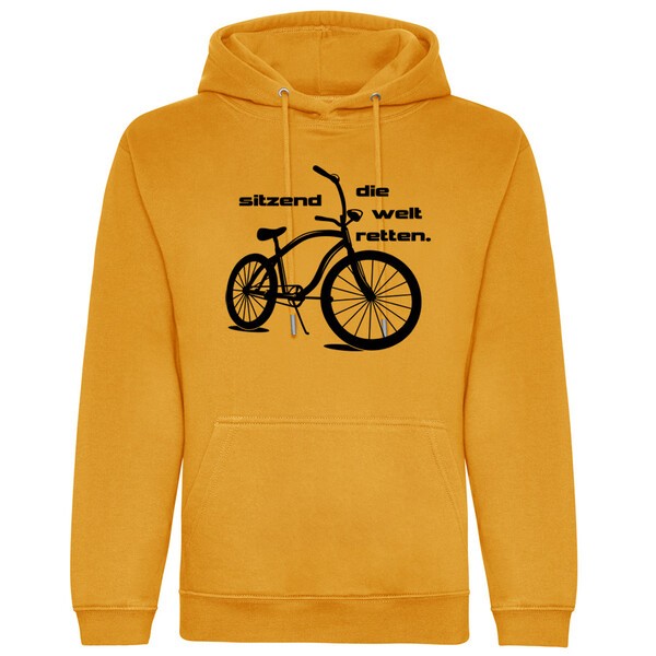 RISOM – sitzend die welt retten (kapu), mustard (Textil)