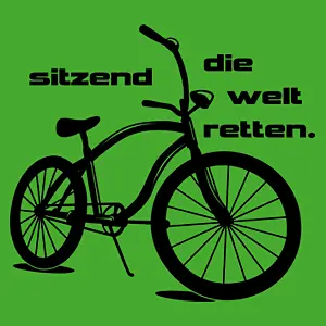 RISOM – sitzend die welt retten (kapu), mustard (Textil)