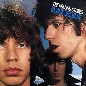 Cover ROLLING STONES, black and blue