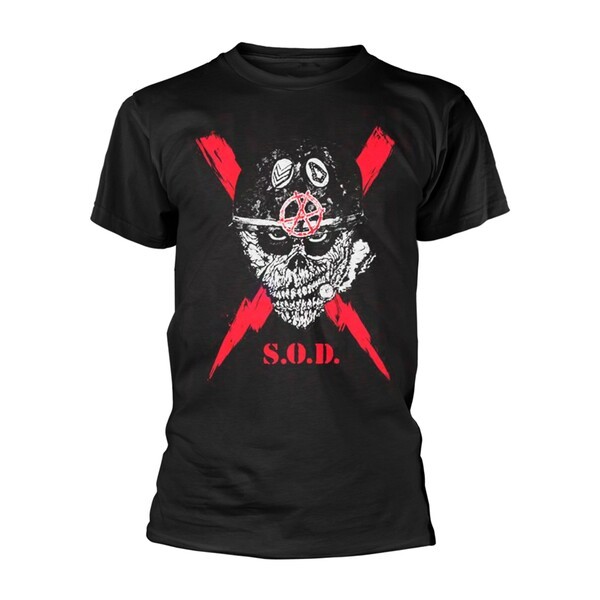 Cover S.O.D., scrawled lightning (boy) black