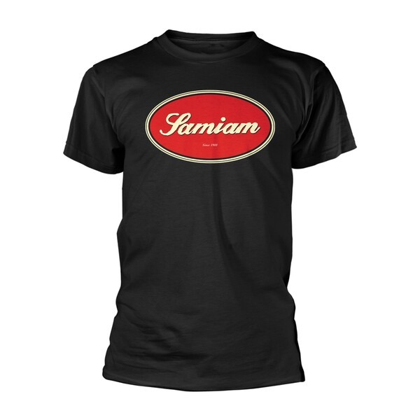 Cover SAMIAM, oval logo (boy) black organic shirt
