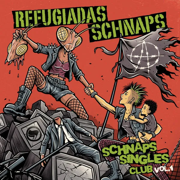 SCHNAPS / REFUGIADAS – schnaps singles club vol. 1 (7" Vinyl)