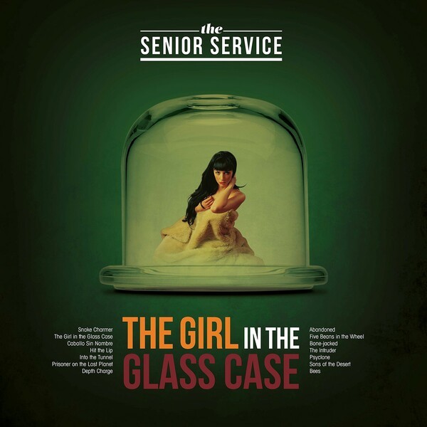 SENIOR SERVICE, the girl in the glass case cover