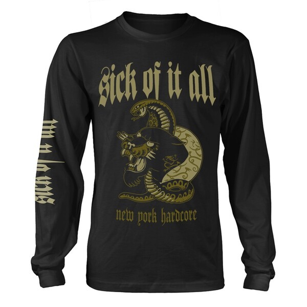 Cover SICK OF IT ALL, panther (boy) longsleeve black