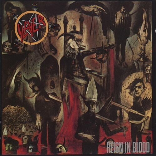 SLAYER, reign in blood cover